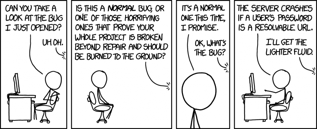 开发人员的日常生活 来源: xkcd